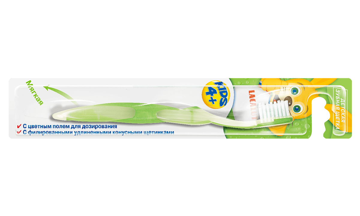 LACALUT<sup>®</sup> Kids 4+ зубная щетка