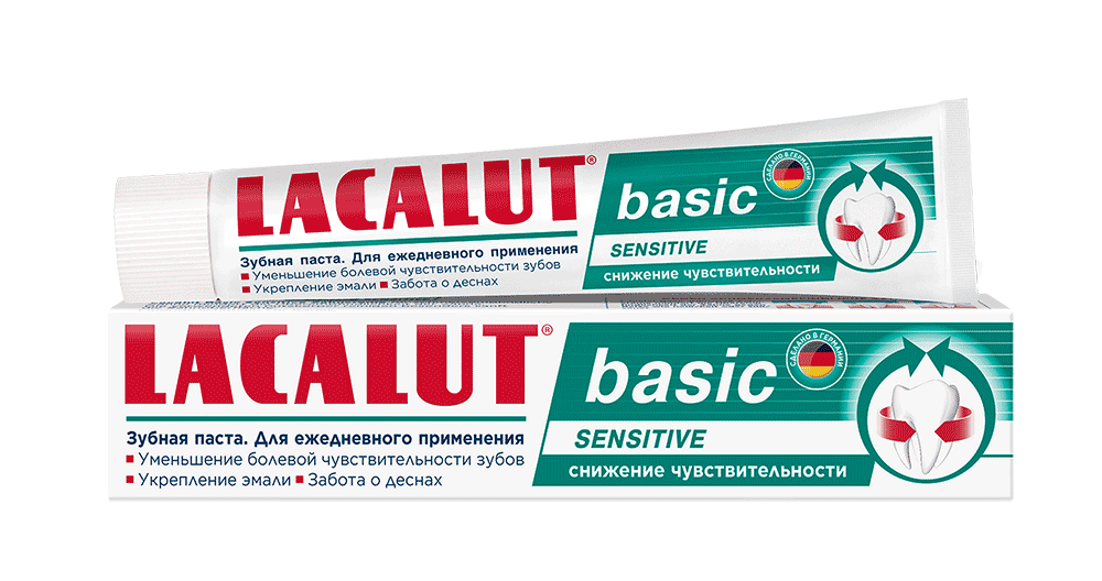 LACALUT<sup>®</sup> basic sensitive зубная паста
