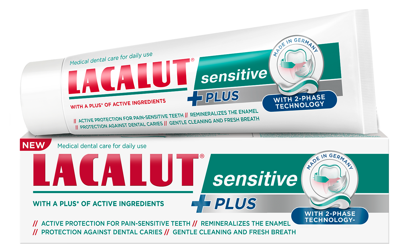 LACALUT<sup>®</sup> sensitive plus зубная паста