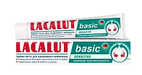 LACALUT<sup>®</sup> basic sensitive зубная паста