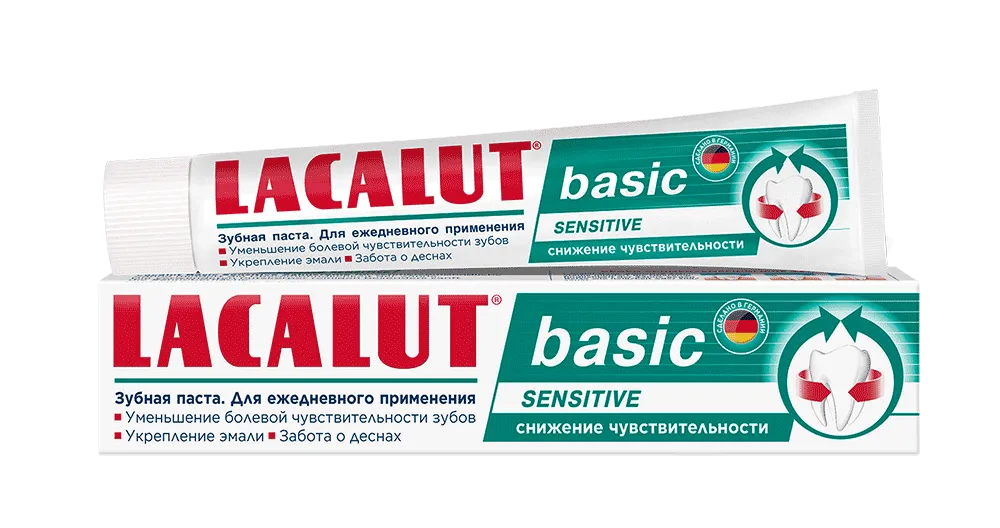LACALUT<sup>®</sup> basic sensitive зубная паста