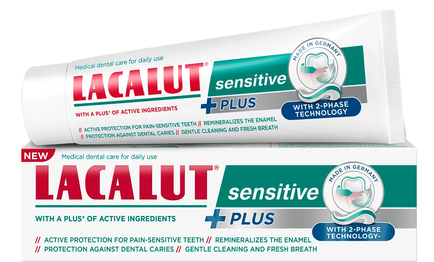 LACALUT<sup>®</sup> sensitive plus зубная паста